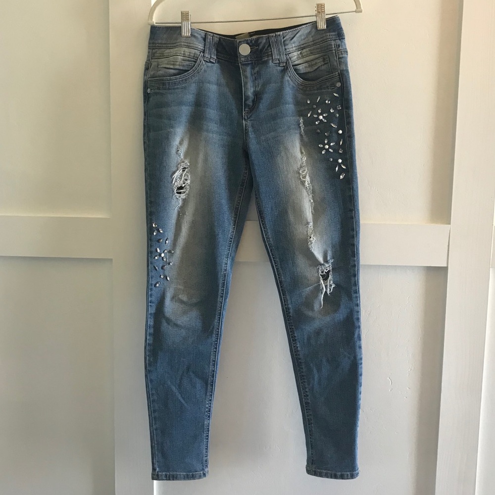 Democracy Ab technology jeans with gems